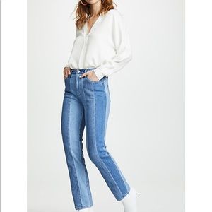 FRAME Le Sylvie Multi Panel Jeans, Vineyard